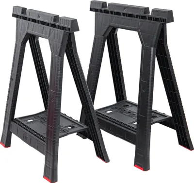 Immagine prodotto di Cavalletto da lavoro pieghevole 2 pezzi Cavalletto da costruzione 350 kg Supporto per tavole 76,5 x 58 cm