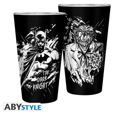 Image de DC Comics Trinkglas Batman & Joker (400 ml)