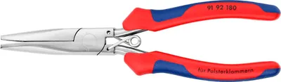 Obrázek produktu pro Knipex 91 92 180, Ocel, Modrá, Červená, 55 mm, 185 mm, 19 mm, 195 g