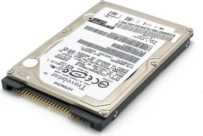 Produktbild von Festplatte, HDD, 2,5 Zoll, 80 GB, IDE/PATA, für Laptop/Notebook, Marke Hitachi
