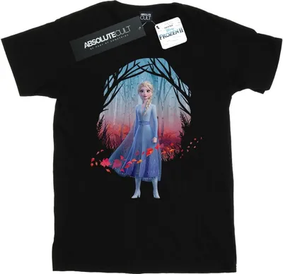 Produktbild von Disney - "Frozen 2 Find The Way" T-Shirt für Damen BI24353 (S) (Schwarz)