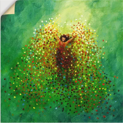Produktbild von ARTland Wandbild, selbstklebend Sich selbst feiern Größe: 50x50 cm