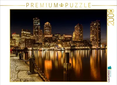 Produktbild von CALVENDO Puzzle Boston Skyline | 2000 Teile Lege-Größe 90x67cm Foto-Puzzle für glückliche Stunden