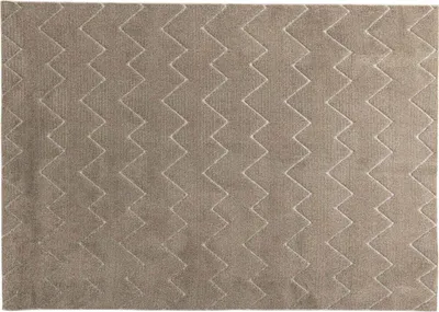 Image de FURNLUX Tapis de salon Fia Marron 200cm / Couleur principale : Marron / Dimensions : 200 x 290 x 2 cm