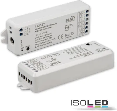 Produktbild von ISOLED Sys-Pro Funk Mesh PWM-Dimmer, 1-4 Kanal, 12-24V DC 4x3A