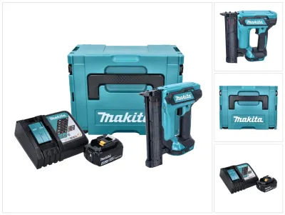 Image de Makita DFN 350 RM1J Cloueuse Sans Fil 18 V 15 - 35 mm + 1x batterie rechargeable 4,0 Ah + chargeur + Makpac