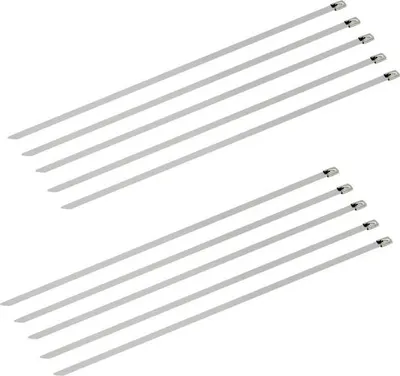 Produktbild von Schwaiger Edelstahl-Kabelbinder 7,9 x 250 mm 10 Stück