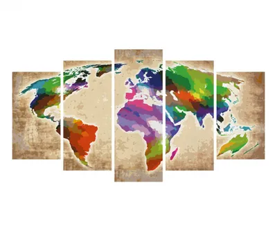 Immagine prodotto di Schipper Pittura per numeri - Mondo colorato (poliprop.)