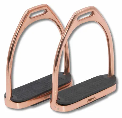 Produktbild von AMKA Fillis Steigbügel Rosegold 12 cm 1 Paar
