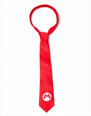 Produktbild von Krawatte mit „Super Mario Big M“-Abzeichen