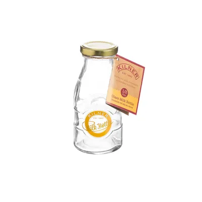 Produktbild von KILNER | Milchflasche mit Drehverschluss in 2 Größen: 0,19 Liter