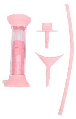 Produktbild von Atemhanteln, verstellbarer Tiefentrainer, Bauchtrainer für das Heimbüro, Rosa