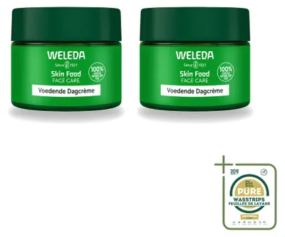 Zdjęcie produktu dla 2 x Weleda Skin Food, krem nawilżający na dzień - pielęgnujący - 40 ml - zestaw ekonomiczny - 2 sztuki