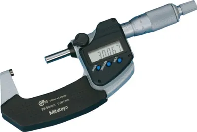 Produktbild von Mitutoyo Digitale Bügelmessschraube IP65 25-50mm, Digimatic