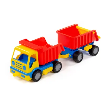 Obrázek produktu pro Cavallino Toys Cavallino Basics KiepWagen s přívěsem