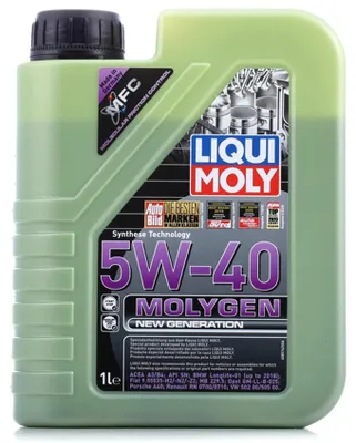 Produktbild von LIQUI MOLY Molygen New Generation für 5W-40 1 Liter Motoröl Motorenöl 229.5 RN0700 RN0710 Longlife-01 9.55535-H2 9.55535-N2 9.55535-Z2 LL-B-025 A40 Öl