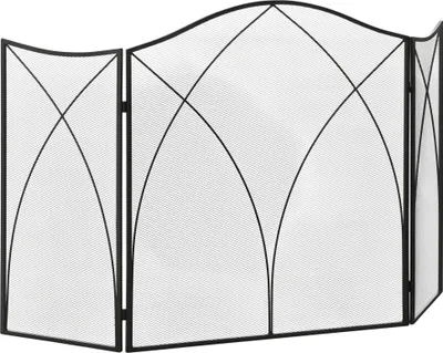 Produktbild von HOMCOM Kaminschutzgitter, Klappbares Kamingitter mit 3 Paneelen, 108 x 76 cm