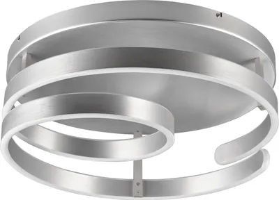 Produktbild von LED-Deckenleuchte - Ø 55 cm - Silbergrau - Metall - dimmbar