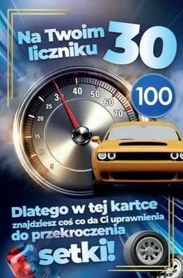 Produktbild von Führerschein-Geschenkkarte zum 30. Geburtstag für Männer – YEKU