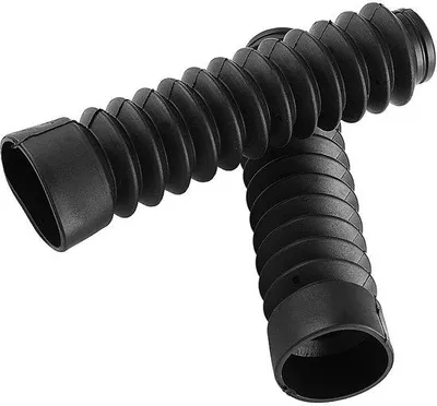 Image de Protège-fourche en caoutchouc – Anti-poussière, amortissement des chocs, antidérapant, léger – 205 x 42 mm