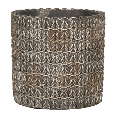 Immagine prodotto di Vaso per fiori da interno Clayre & Eef Ø 18x17 cm Pietra grigia