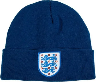 Produktbild von England FA - Mütze für Herren/Damen Uni, Umgekrempelter Umschlag, Jerseyware BS6135 (Einheitsgröße) (Marine)