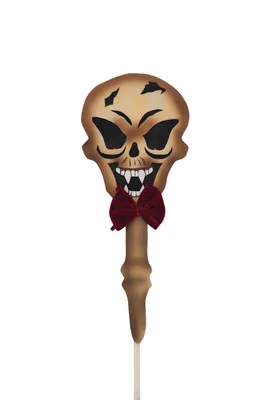 Produktbild von EUROPALMS Halloween Bodenstecker Totenkopf