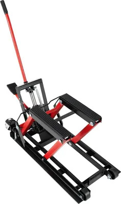 Immagine prodotto di Cavalletto di montaggio per moto - Sollevatore per moto da cross - Idraulico - Regolabile in altezza - Portata 680 kg - Sollevatore da officina