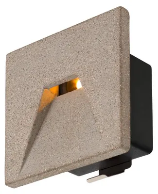 Produktbild von SLV 1006406 CONCRETO EL, Wandeinbauleuchte grau, 3.2W, 45lm, 3000K IP65