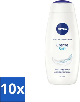 Produktbild von NIVEA - Duschcreme - Sanft - Hautschützend - Mandelöl - 500 ml - Vorteilspack - 10 Stücke