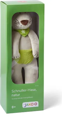 Produktbild von Haba Kuscheltier Schnullerhase natur - weicher Plüsch Schnullerhalter