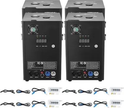 Immagine prodotto di Macchina per scintille 700W in lega di alluminio - Macchina per fuochi d'artificio con controller DMX - Regolabile da 2 a 5 metri - Macchina per scintille a freddo - 7 minuti per ricarica - Ideale per matrimoni, spettacoli DJ, feste