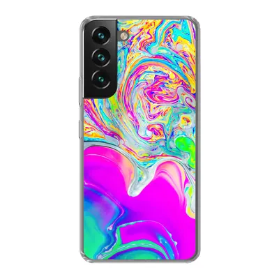 Produktbild von MuchoWow® Handyhülle Schutzhülle Hülle für Samsung Galaxy S22 Plus Kunst - Farben - Psychedelisch Silikon Softcase Handy Hülle - Schutzabdeckung