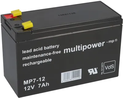 Image de Batterie compatible avec les scooters électriques Heymer Hewo 130 + 160 12V 7Ah