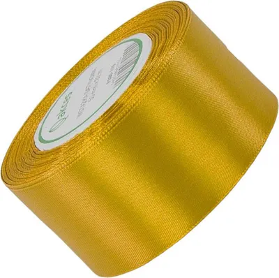 Immagine prodotto di NASTRO DI RASO dorato 50 mm - 32 m