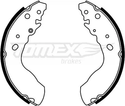 Produktbild von TOMEX brakes Bremsbackensatz Trommelbremse Hinten für SUZUKI Vitara SUV (ET, TA, TD) 254mm TX 22-03