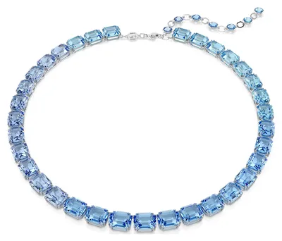 Produktbild von Swarovski Uni Millenia Tennis‑Halskette Blauer Farbverlauf 5694136