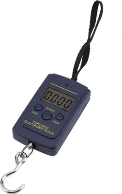 Zdjęcie produktu dla waga elektroniczna 40kg/10g Cyfrowa, wisząca, przenośna waga bagażowa z hakiem