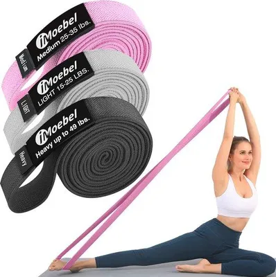 Produktbild von Famanu Widerstandsbänder Set von 3 - Multifunktionale Fitnessbänder mit 3 Widerstandsniveaus
