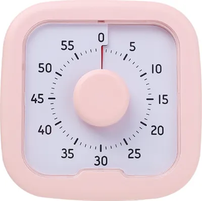 Produktbild von Visueller Countdown-Timer für Küchenbesprechungen, leiser magnetischer Timer, gut lesbare Anzeige, 60-Minuten-Lerntimer für das Klassenzimmer