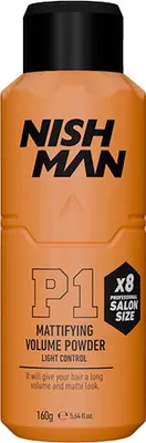 Produktbild von Nishman | Haarpuder P1 - 160g - Volumen - Mattes Finish - Professionelles Styling für Männer