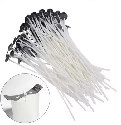 Produktbild von Kerzendocht - Kerzendocht - Dochte - Kerzen selbst herstellen - Kerzenherstellung - 200 Stück - 15CM - DIY-Kerzen - Kerzendocht 1200 Stück - CHPN