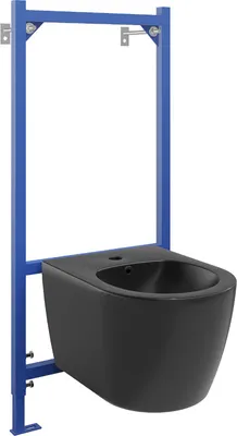 Produktbild von Mexen Felix B Unterputzmontageset mit Bidet Carmen, Schwarz matt - 69935884985