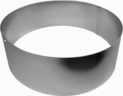 Produktbild von Rasenkanten Baumring Metall Kreis Ø 75 cm x 24 cm verzinkt - 1er
