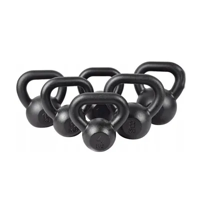 Produktbild von Kettlebell 10 kg aus korrosionsbeständigem Stahl mit komfortablem Dreieckgriff