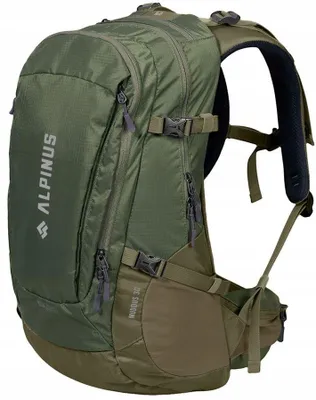 Produktbild von Alpinus Muddus 30 Wanderrucksack 30L grün mit Regenschutz