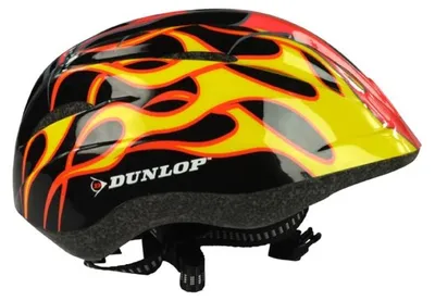 Produktbild von Helm 48-52 cm Flammen, extrem leicht 180 g, mit verstellbaren Riemen und Lüftungsöffnungen
