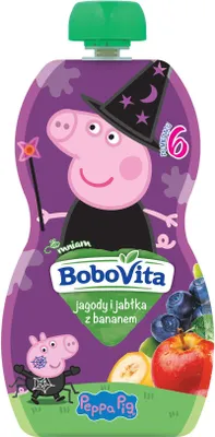 Obrázok produktu pre Mus jagoda jabłko banan dla dzieci po 6 miesiącu 100 g