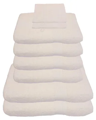 Produktbild von Julie Julsen Handtuch Set Naturweiß,Set:8 tlg. 2 Bade- 4 Handtücher + gratis 2 Waschhand..