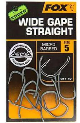 Zdjęcie produktu dla Fox Háčky Edges Armapoint Wide Gape Straight B 8